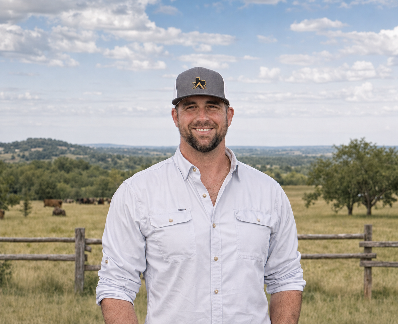 Chase Logan on a Central Texas ranch